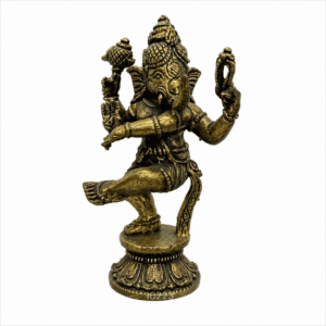 KALARAMBH Brass Ganesha 2.6 Inch, 1 Pcs