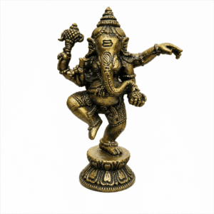 KALARAMBH Brass Ganesha 2.5 Inch, 1 Pcs
