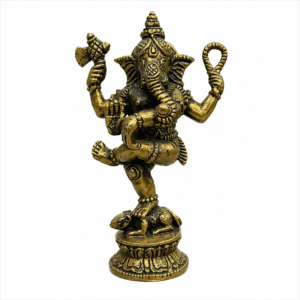 KALARAMBH Brass Ganesha 2.6 Inch, 1 Pcs