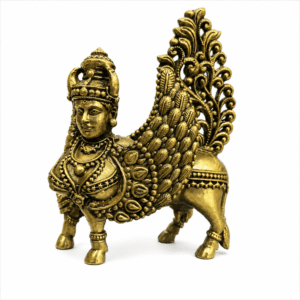 KALARAMBH Brass Kamdhenu 2.8 Inch, 1 Pcs