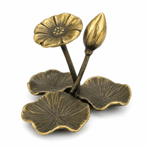 KALARAMBH Brass flower showpiece 4.8 Inch, 1 Pcs