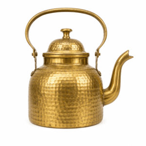 KALARAMBH Brass Kettle 8 Inch, 1 Pcs
