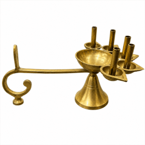 KALARAMBH Brass Aarti 4 Inch, 1 Pcs