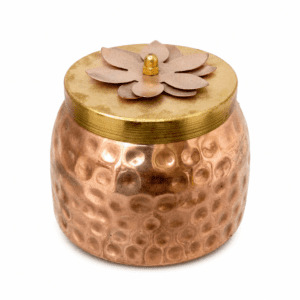 KALARAMBH Metal mukhwas box 4.2 Inch, 1 Pcs