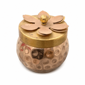KALARAMBH Metal mukhwas box 3 Inch, 1 Pcs