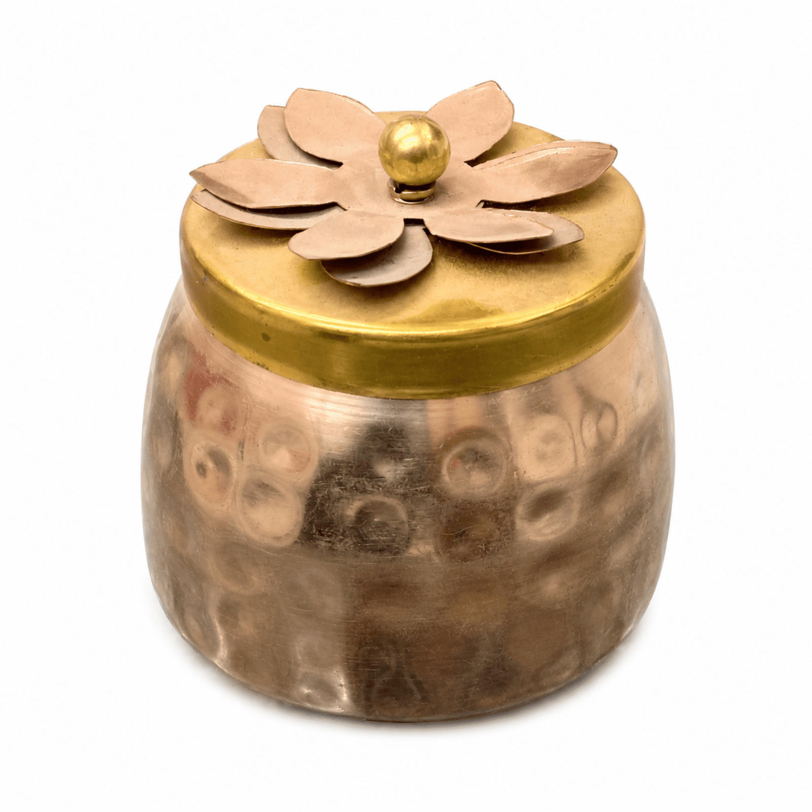 KALARAMBH Metal mukhwas box 4 Inch, 1 Pcs KALARAMBH Metal mukhwas box 4 Inch, 1 Pcs