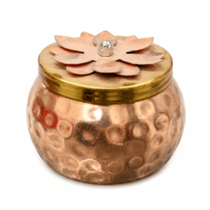KALARAMBH Metal mukhwas box 3.5 Inch, 1 Pcs