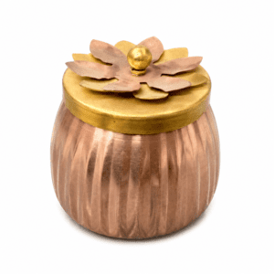 KALARAMBH Metal mukhwas box 4 Inch, 1 Pcs