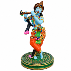 KALARAMBH Brass Krishna 3 Inch, 1 Pcs