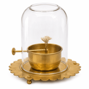 KALARAMBH Brass Diya 5.2 Inch, 1 Pcs