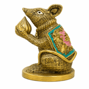 KALARAMBH Brass Rat 2.2 Inch, 1 Pcs