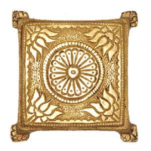 KALARAMBH Brass Bajath 0.6 Inch, 1 Pcs