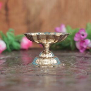 KALARAMBH Brass Divi 1.5 Inch, 1 Pcs