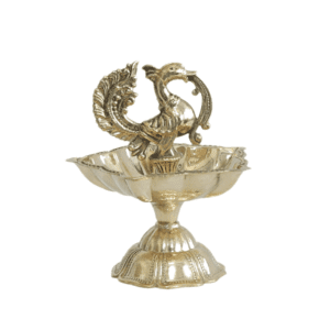 KALARAMBH Brass Divi 3.4 Inch, 1 Pcs