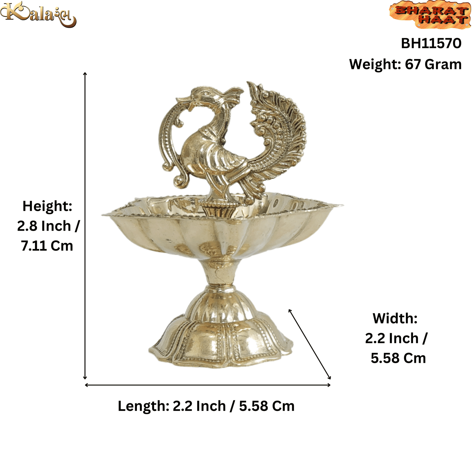 Brass Divi 2.8 Inch BH11570 Brass Divi 2.8 Inch BH11570
