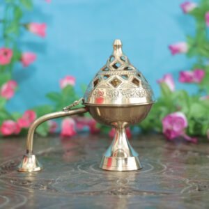 KALARAMBH Brass Doop Dani 5.5 Inch, 1 Pcs