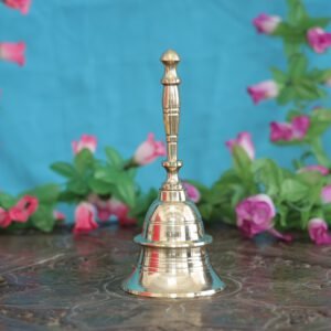 KALARAMBH Brass Bell 4 Inch, 1 Pcs