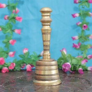 Brass Bell – 5.5 Inch | Pooja Bell for Daily Rituals