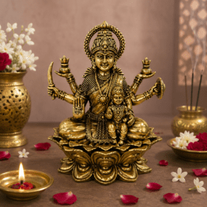 KALARAMBH brass Asthalaxmi set 3 Inch, 1 Pcs