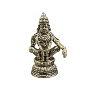 KALARAMBH Brass Ayyapa 1.5 Inch, 1 Pcs