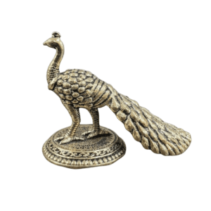 KALARAMBH Brass Peacock 1.1 Inch, 1 Pcs