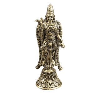 KALARAMBH Brass Madhurai Meenakshi 2.3 Inch, 1 Pcs