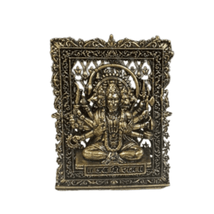 Brass Panchmukhi hanuman frame 3 Inch KBH12612