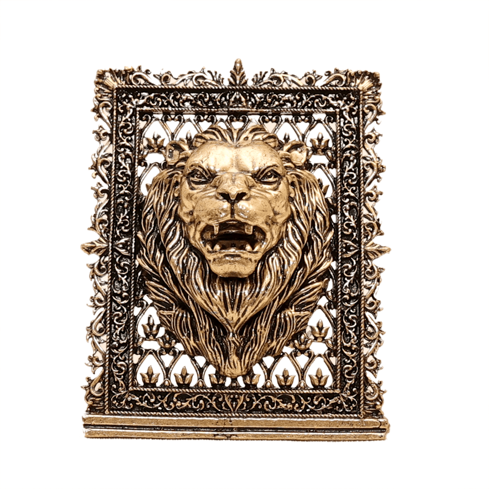 Brass Lion Frame 3 Inch BH12614 Brass Lion Frame 3 Inch BH12614