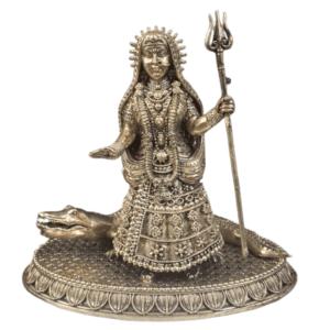 Brass Khodiyar Maa With base 6 Inch KBH12619