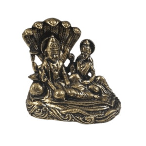 Brass Vishnu Lakshmi snake 1.3 Inch KBH12620