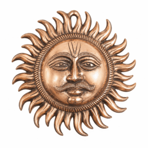 Brass Sun wall hanging copper 9 Inch KBH12644