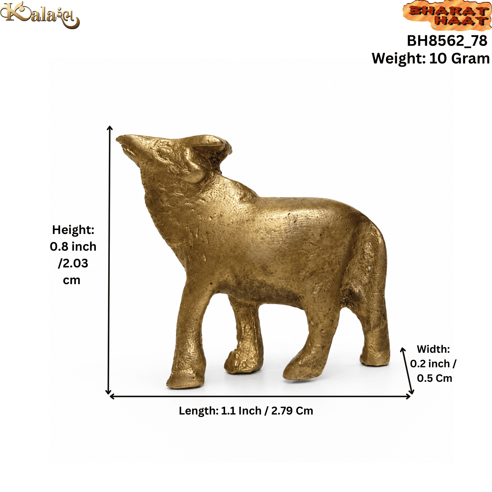 Brass Buffalo 0.8 Inch KBH8562_78 Brass Buffalo 0.8 Inch KBH8562_78