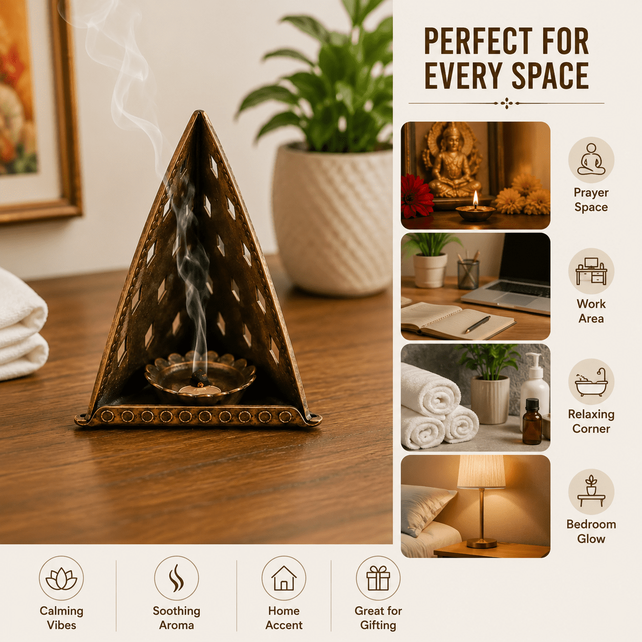 Brass diya stand 4.4 Inch kBH09862 Brass diya stand 4.4 Inch kBH09862