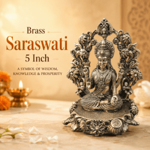 brass Saraswati 5 Inch KBH12609