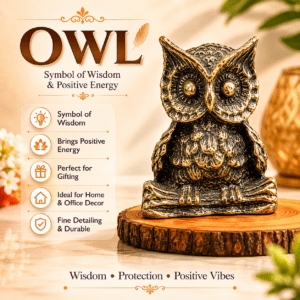 Brass owl 1 Inch KBH8562_68