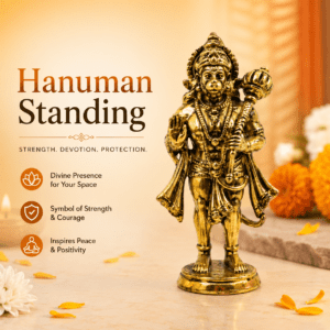 Brass Hanuman Standing 1.5 Inch KBH8562_106