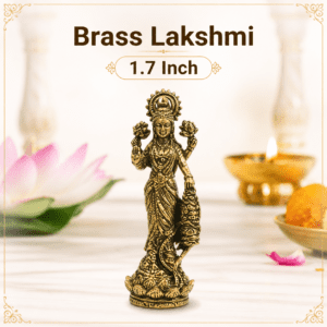 Brass Lakshmi 1.7 Inch KBH12445