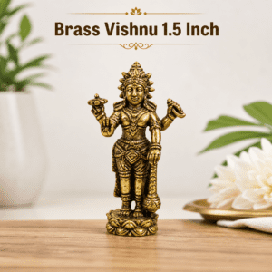 Brass Vishnu 1.5 Inch KBH12444