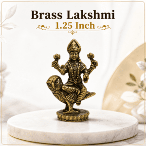 Brass Lakshmi 1.25 Inch KBH12443