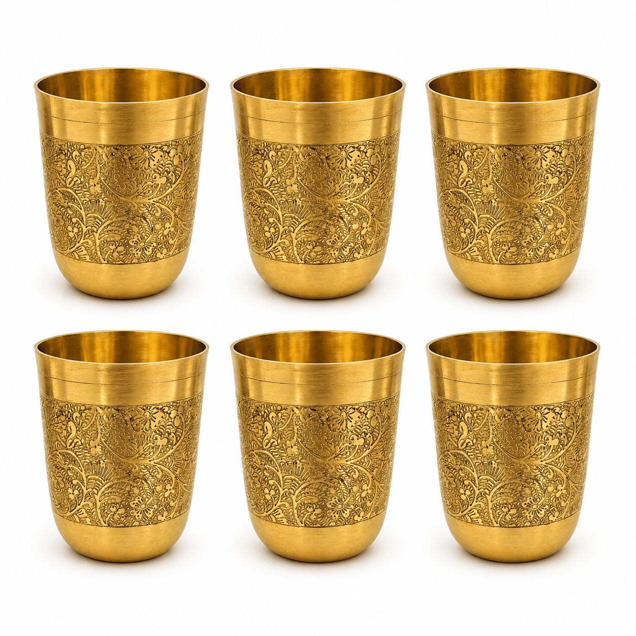 ChatGPT Image May 12, 2026, 04_49_33 PM KALARAMBH Brass Glass Set Of 6 3.2 Inch, 1 Pcs