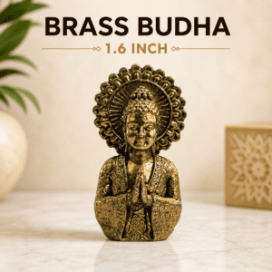 Brass Budha 1.6 Inch KBH12395