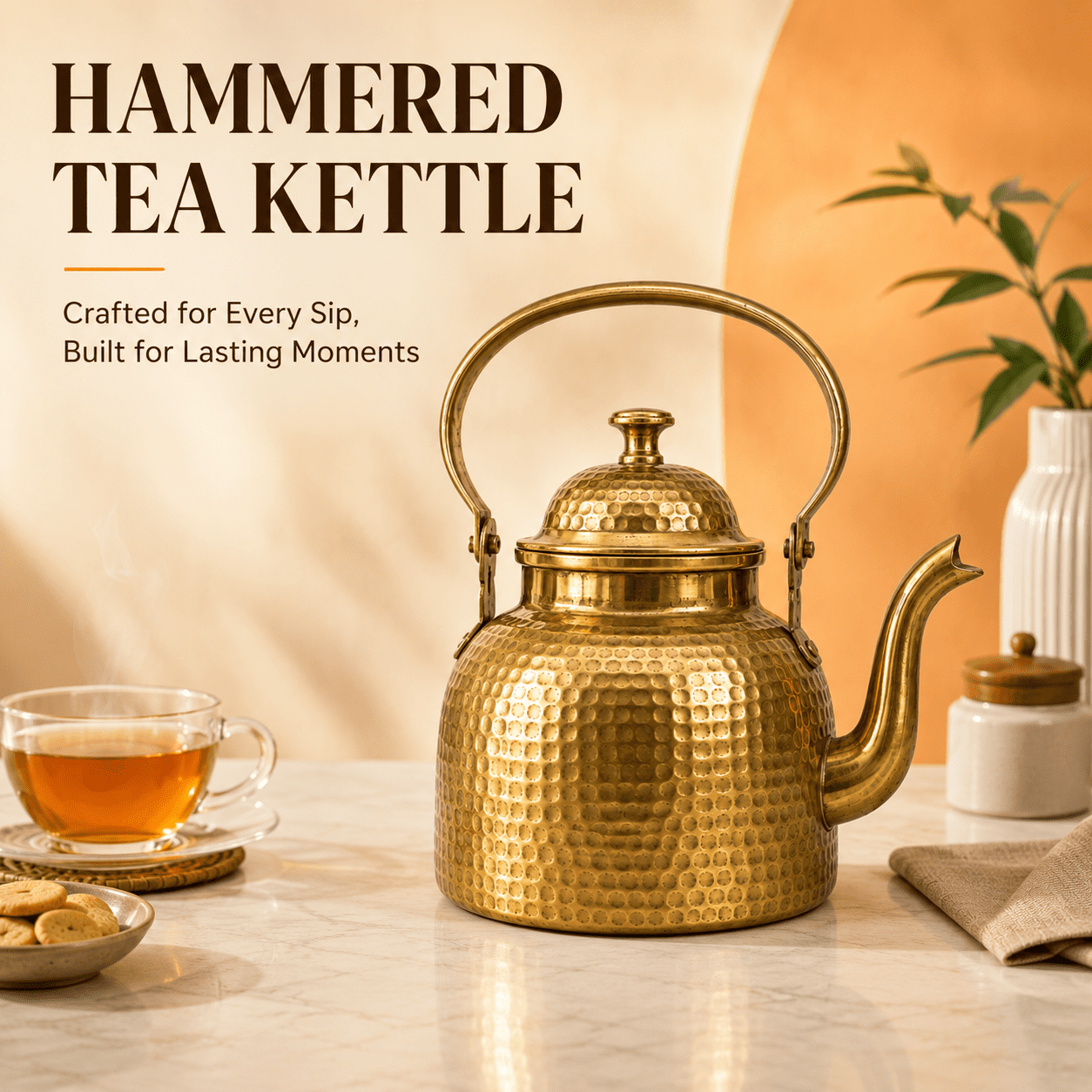 Brass Kettle 8 Inch BH10531 Brass Kettle 8 Inch BH10531