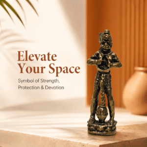 Brass Hanumaan 1.7 Inch KBH8562_50