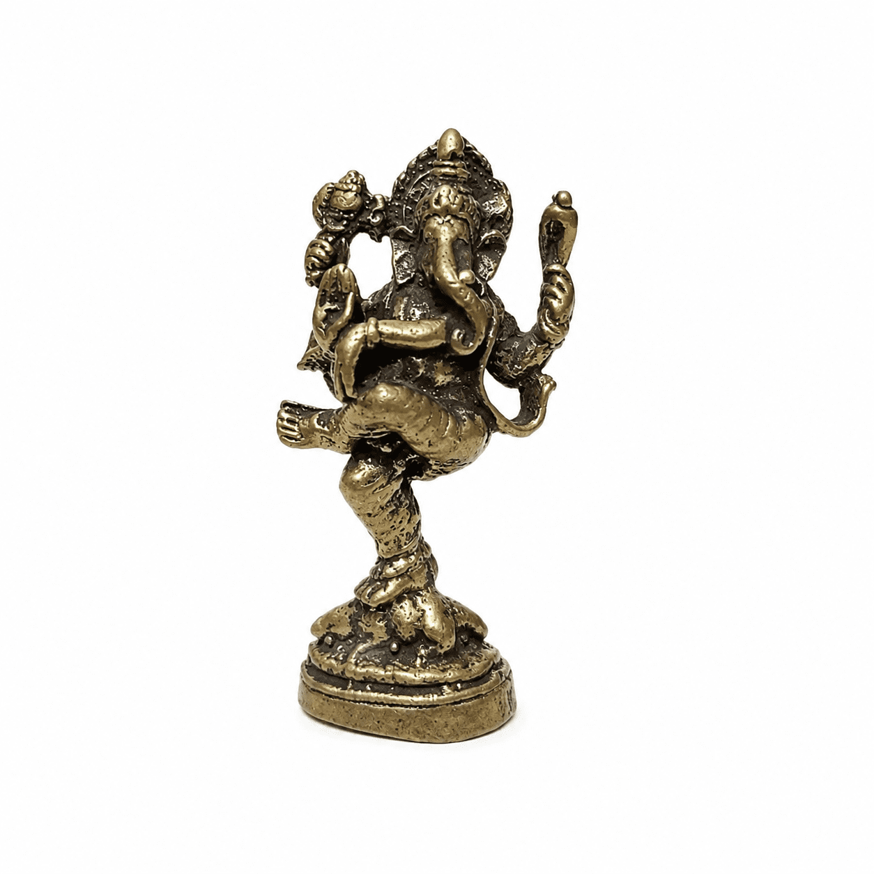 Brass Ganesha 1.4 Inch KBH8562_51 Brass Ganesha 1.4 Inch KBH8562_51