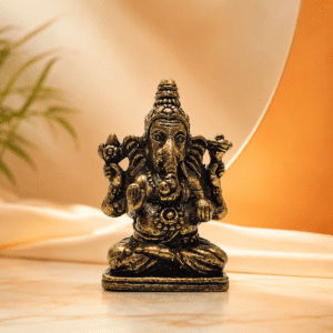 Brass Ganesha 1.1 Inch KBH8562_54