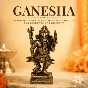 Brass Ganesha 1.4 Inch KBH8562_39