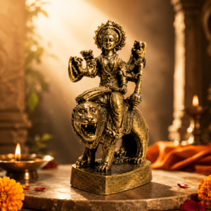 Brass Durga Maa 1.3 Inch KBH8562_35