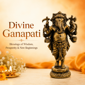 Brass Ganesha 1.3 Inch KBH8562_66