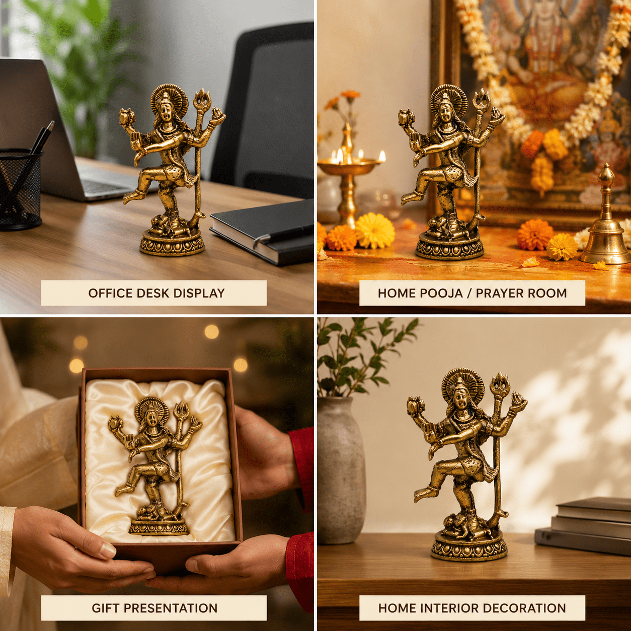Brass nataraj 1.5 Inch BH8562_71 Brass nataraj 1.5 Inch BH8562_71