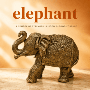 Brass Elephant 0.8 Inch KBH11873